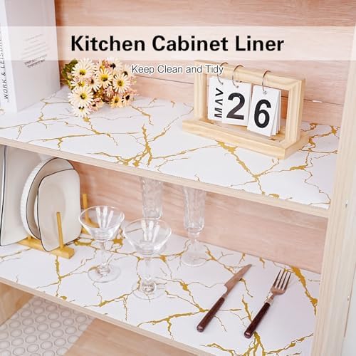 Drawer and Shelf Liner for Kitchen Cabinet Non-Adhesive 18in x 20FT
