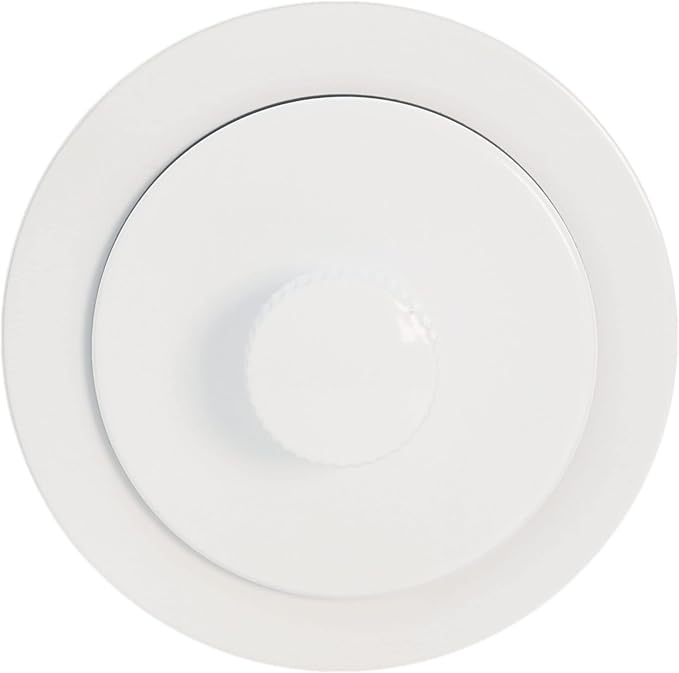 Westbrass D3324-50 1-1/2" NPSM Pull & Drain Bathtub Plug, Coarse Thread, Powder Coat White