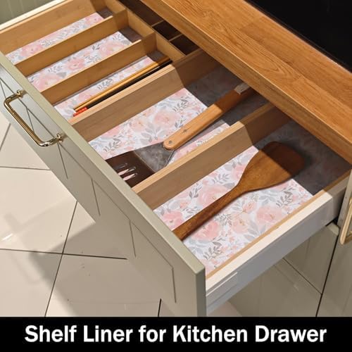 Peony Shelf and Drawer Liner for Kitchen Strong Non-Slip