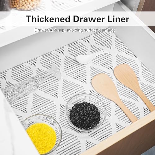 Drawer and Shelf Liner for Kitchen Cabinet Non-Adhesive 12in x 30FT