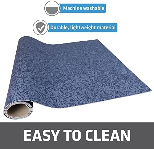 Drymate Premium XL Under Sink Mat, Waterproof Liners, 24”x59”, Blue
