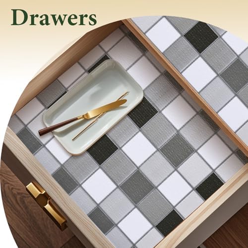Drawer and Shelf Liner for Kitchen Cabinet: 23.6 in X 20 Ft Non Slip