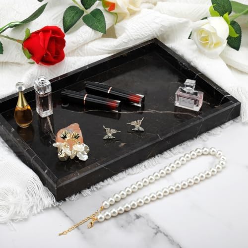 Brown Marble Tray,Pure Natural Vanity Tray