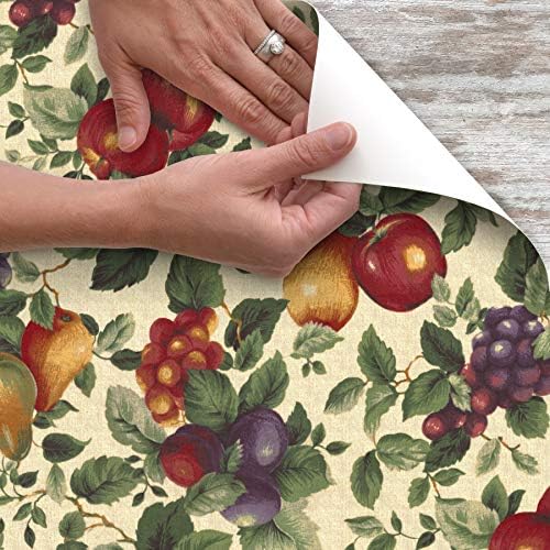Con-Tact Brand Creative Covering, Self-Adhesive Shelf Liner, Multi-Purpose Vinyl Roll, Easy to Use and Apply, 18'' x 16', Sonoma