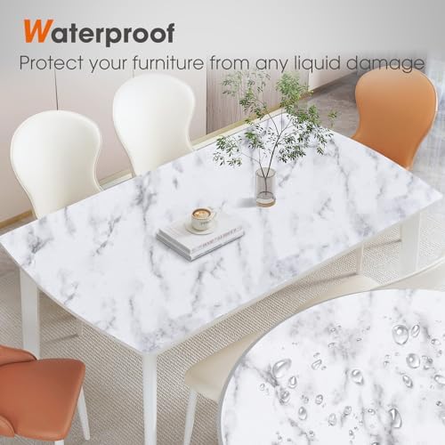 Drawer and Shelf Liner for Kitchen Cabinets, Marble, 24IN X 20FT