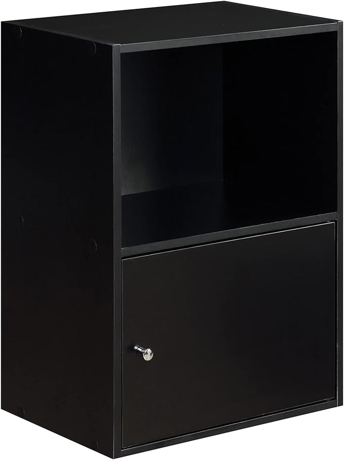 Convenience Concepts 151186 1-Door X-Tra Storage Cabinet, Black