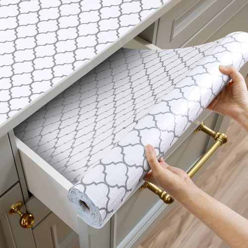 Shelf and Drawer Liner for Kitchen Cabinet Non-Adhesive Non Slip
