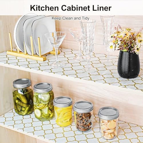 Drawer and Shelf Liner for Kitchen Cabinet Non-Adhesive 12in x 30FT