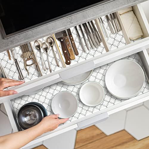 Amyhill 10 Pcs Refrigerator Liners Absorbent Fridge Shelf Mats, Stylish