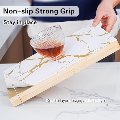 Drawer and Shelf Liner for Kitchen Cabinet Non-Adhesive 12in x 20FT