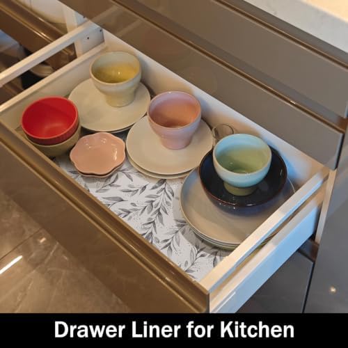 Shelf Drawer Liners Non Adhesive and Strong Non-Slip Waterproof