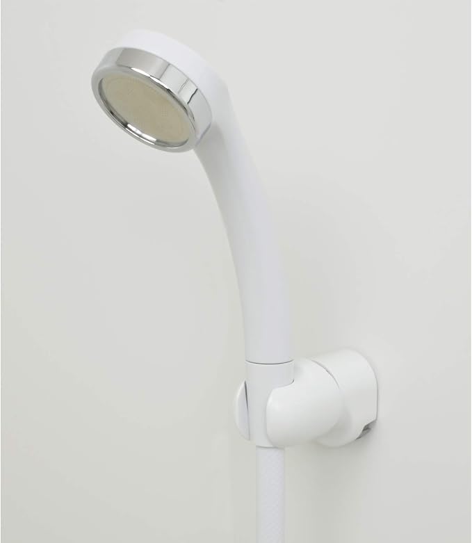 Kakudai 353-588 Screw Stop Angle Adjustable Shower Hook, White