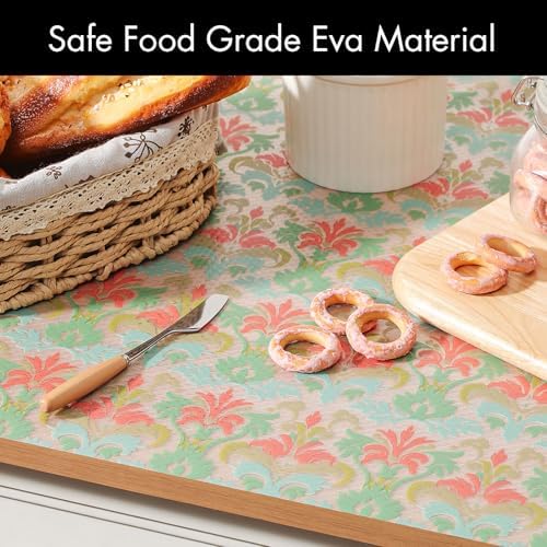 Cooyes Shelf Liner Non-Adhesive EVA Cabinet & Drawer Liner 17.5" x 197"