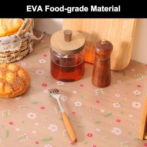 Cooyes Shelf Liner Non-Adhesive EVA Cabinet & Drawer Liner 17.5" x 360"