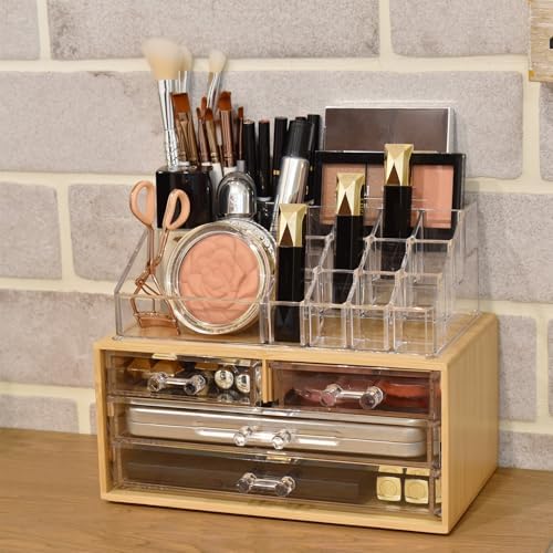 Ikee Design Acrylic Clear Baboom Makeup Cosmetics Lip Gloss Organizer