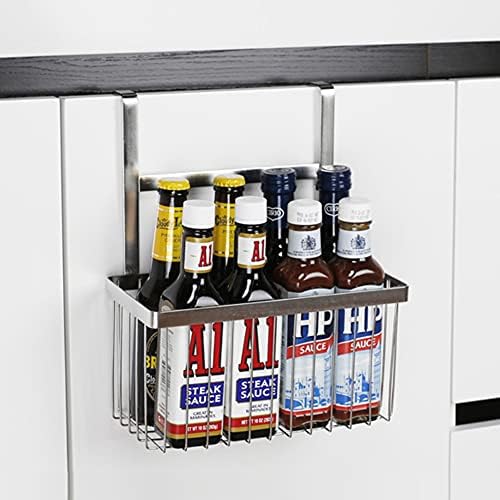 LUANT Over The Bathroom Shower Door Caddy Hanging Storage Organizer Baskets, Bathroom Over the Door Shower Caddy for Shampoo, Conditioner, Soap,2PCS