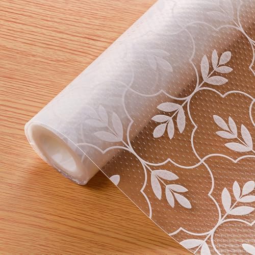 Cooyes Drawer Liner, Non-Adhesive Shelf Liners for Kitchen Cabinets