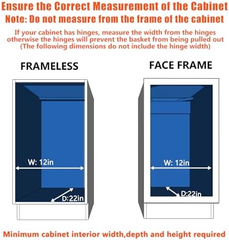 ROOMTEC Pull Out Cabinet Organizer, 1 Tier, Heavy Duty Slide Out Kitchen Cabinet Organizers, Smooth Drawer, Fits 12"+ Cabinets