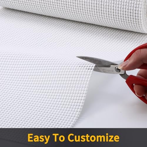 iwtmm Drawer Shelf and Cabinet Liners Non-Adhesive Extra Strong Grip - Keep Items in Place for Kitchen, Bathroom, Office & Wardrobe, Heavy Duty Anti-Slip Liners for Cabinets, Cupboards, Drawers