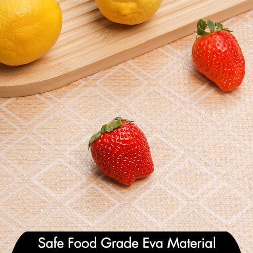 Cooyes Shelf Liners for Kitchen Cabinets, Non‑Adhesive Drawer Liner
