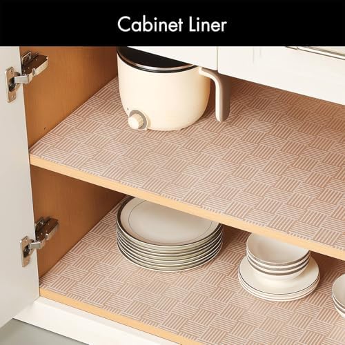 Cooyes Shelf and Drawer Liner for Kitchen Cabinets – Non-Adhesive