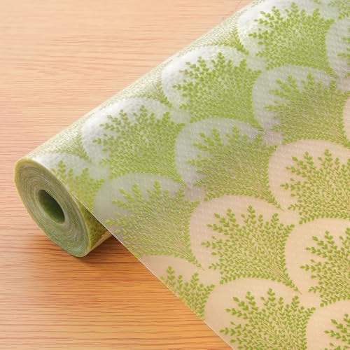 Cooyes Shelf Liners for Kitchen Cabinets, Refrigerator Liners Waterproof & Oil-Proof Kitchen Cupboard Liner Drawer Mats EVA Material Non Adhesive Fridge Liner for Shelves（11.8" W x 118" L）