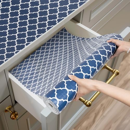 Shelf and Drawer Liner for Kitchen Cabinet Non-Adhesive Non Slip