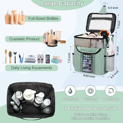 Attmu Mesh Shower Caddy Portable for Dorm Room Essentials, Shower Tote Bag