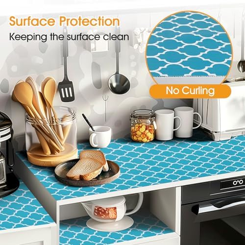 Shelf and Drawer Liner for Kitchen Cabinet Non-Adhesive Non Slip