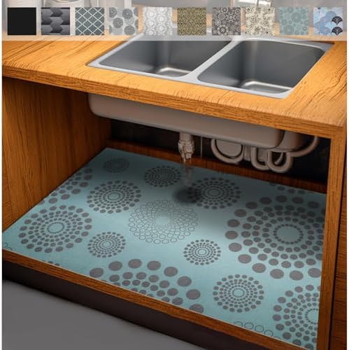 AiBOB Waterproof Under Sink Mat, Absorbent Cabinet Protector, 24" x 36"