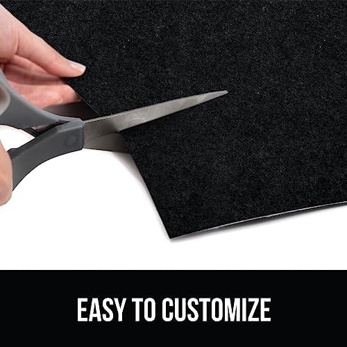 GORILLA GRIP LeakGuard Under Sink Mat for Kitchen Cabinet, 24x30 Black