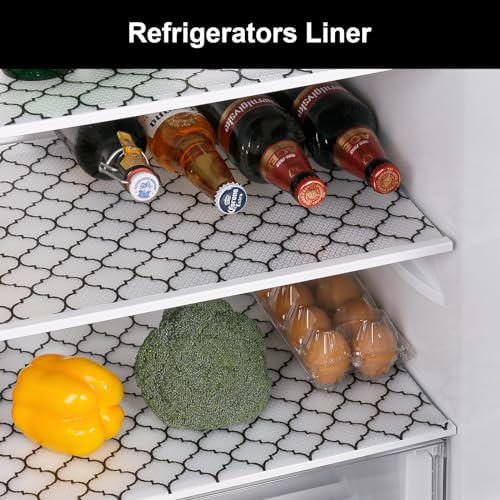 Cooyes Shelf and Drawer Liners for Kitchen, Non Adhesive Cabinet Liner