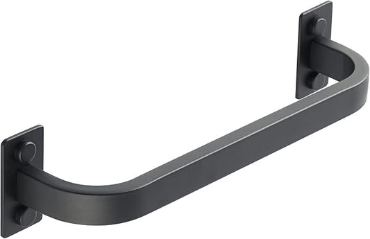 Mooche Bathroom Towel Bar, 10 inch Towel Racks for Bathroom Wall Mounted, SUS304 Stainless Steel Heavy Duty Towel Holder Bathroom Accessories Modern Home Decor, Matte Black Finished