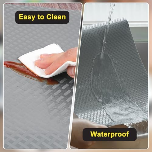 Refrigerator Liner, Shelf and Drawer Liners for Kitchen Cabinet