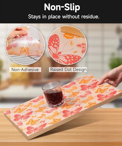 Cooyes Shelf Liner Non-Adhesive Cabinet Drawer Liner for Kitchen 11.8"x236"