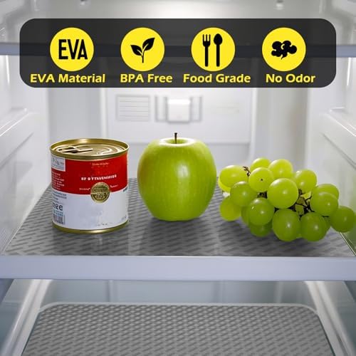 Refrigerator Liner, Waterproof Shelf and Drawer Liners for Kitchen Cabinet
