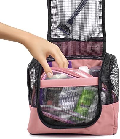 The Fine Living Co. Portable Shower Caddy Hanging Mesh Shower Caddy,10x4x8"