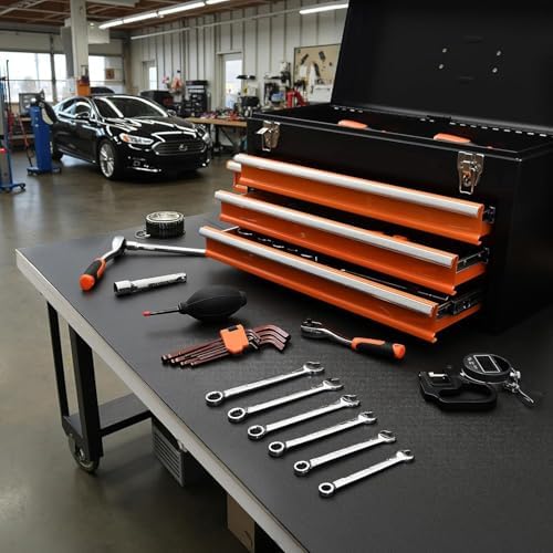 Professional Grade Tool Box Liner Heavy Duty Non-Slip Drawer Liner Black