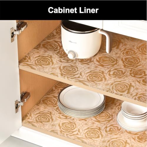Cooyes Shelf Liner Non-Adhesive EVA Cabinet & Drawer Liner 24" x 240"