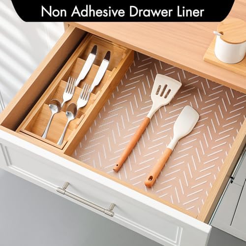 Cooyes Shelf and Drawer Liner for Kitchen Cabinets – Non-Adhesive
