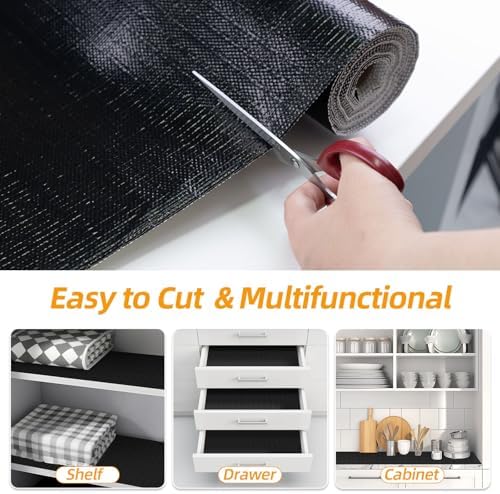 Shelf and Drawer Liner for Kitchen Cabinet Non-Adhesive Non Slip