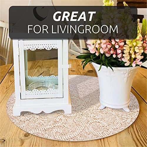 12X480 Inch Shelf Liner with Scissor & Tape Measure for Kitchen Cabinets, PVC Drawer Liner for Dresser Non-Slip Bathroom, Non-Adhesive Cabinet Liner Washable (Chocolate Cream Color)