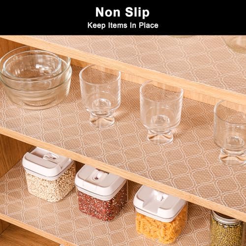 Cooyes Shelf and Drawer Liner for Kitchen Cabinets Non-Adhesive