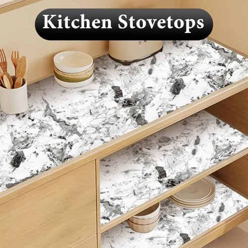 Drawer and Shelf Liner for Kitchen Cabinet: 17 in X 20 Ft Non Slip