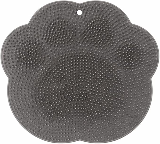 Shower Foot Scrubber Mat – Silicone Foot Brush with Non-Slip Suction Cups, Exfoliating & Massage Pad for Feet and Back Cleaning, Refreshing Shower Experience