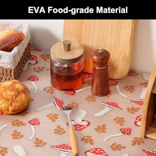 Cooyes Shelf Liner Non-Adhesive Cabinet Drawer Liner for Kitchen 17.5"x197"