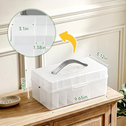 Large Bandage Organizer,Medicine Cabinet Organizer,2 Tier