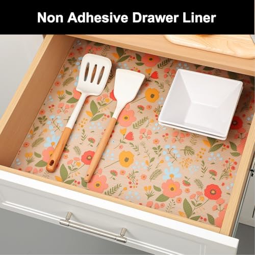 Cooyes Shelf Liner Non-Adhesive EVA Cabinet & Drawer Liner 11.8" x 120"
