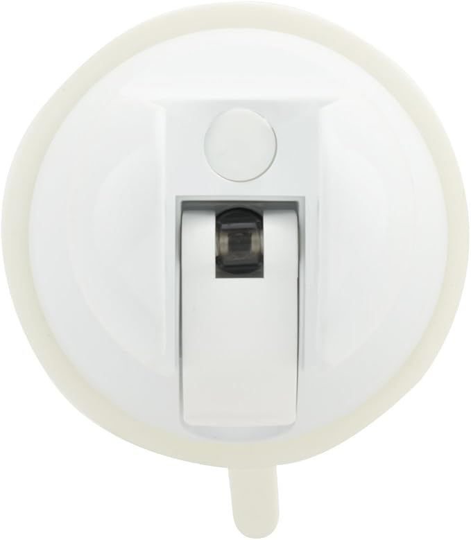 KAKUDAI Suction Cup Shower Hook, White 353-586