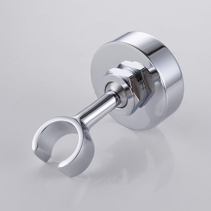Shower Head Holder Handheld Wand Holder Shower Handle Holder Wall Mount,Shower Sprayer Holder RV Shower Adjustable Showerhead Bidet Spray Head Holder,Polished Chrome